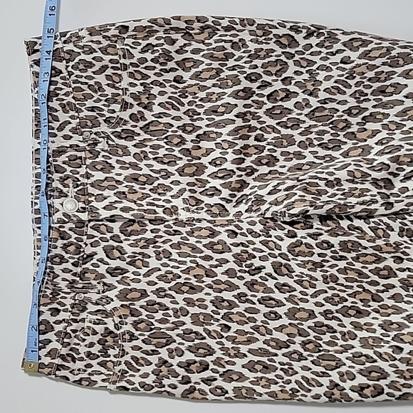 Chicos Pants So Slimming Girlfriend Slim Ankle Animal Cheetah Leopard Print 4R - Picture 8 of 12